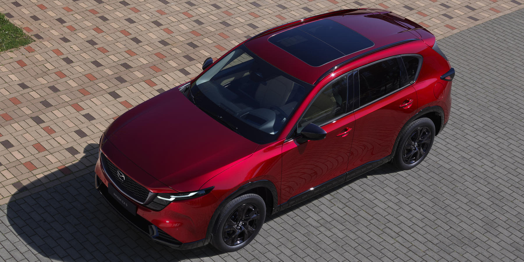 Mazda CX-5 Vogelperspektive Seite