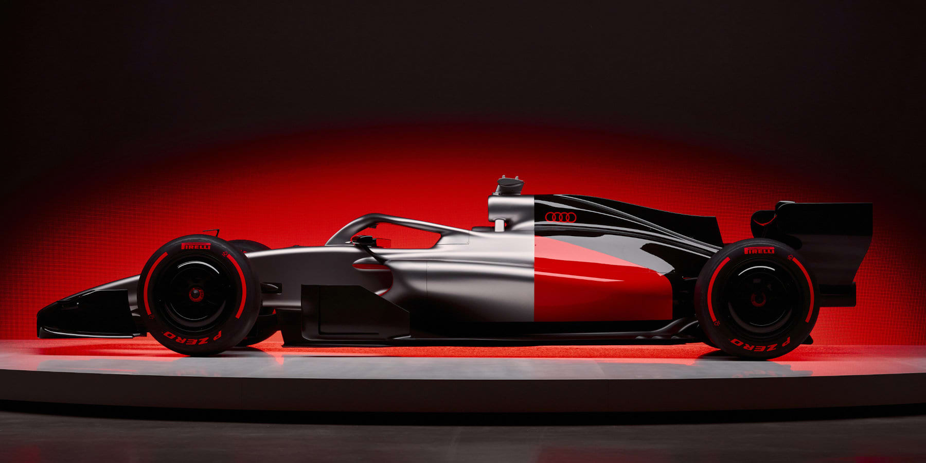 Audi R26 Concept Formel-1-Wagen Seite