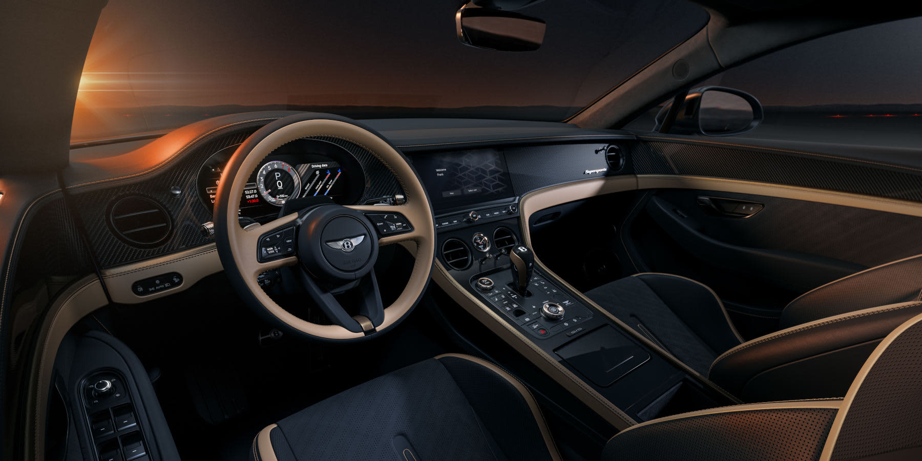 Bentley Supersports Innenraum Cockpit