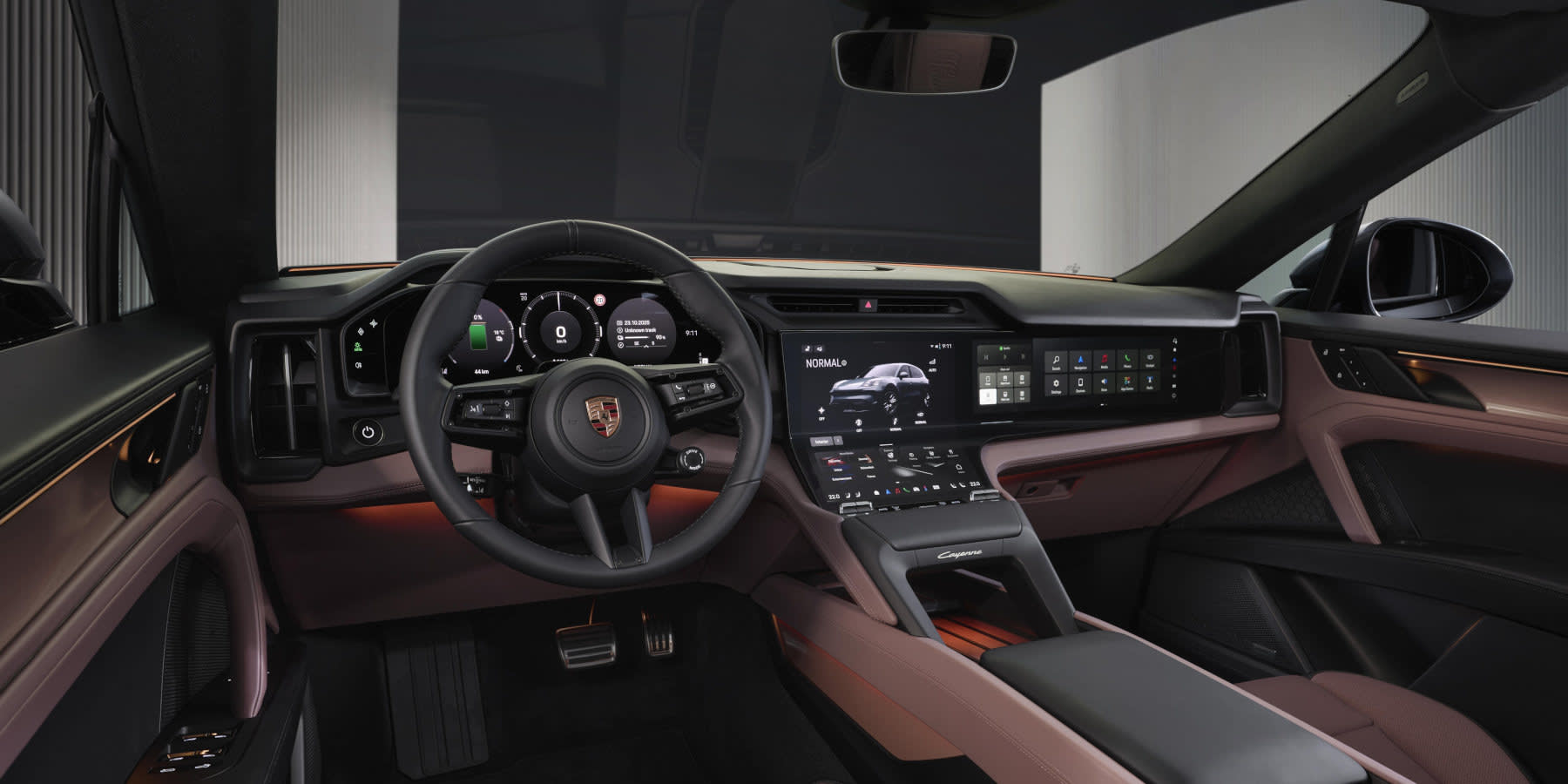Porsche Cayenne Electric Innenraum Cockpit
