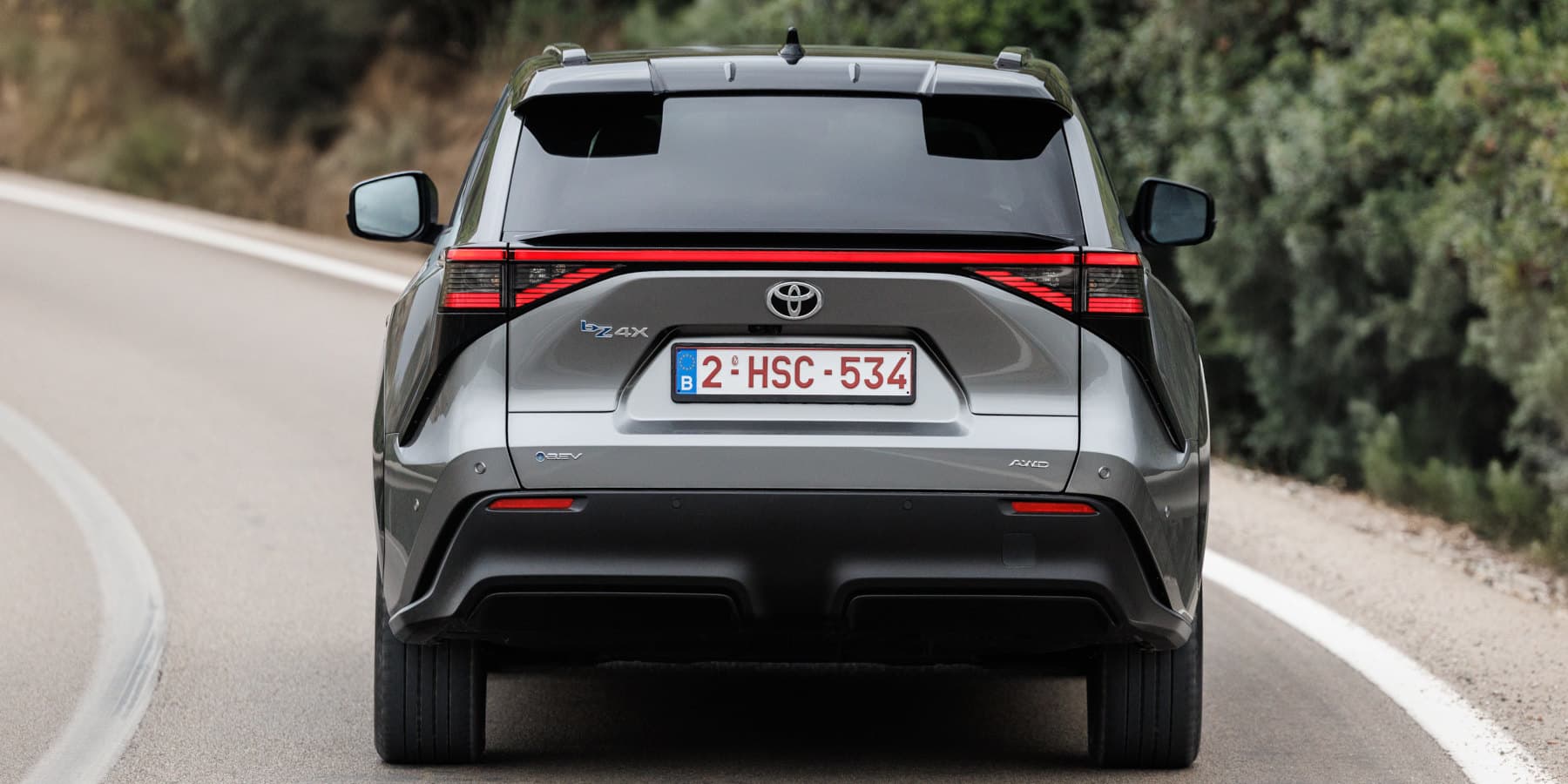 Toyota bZ4X 2026 Heckansicht