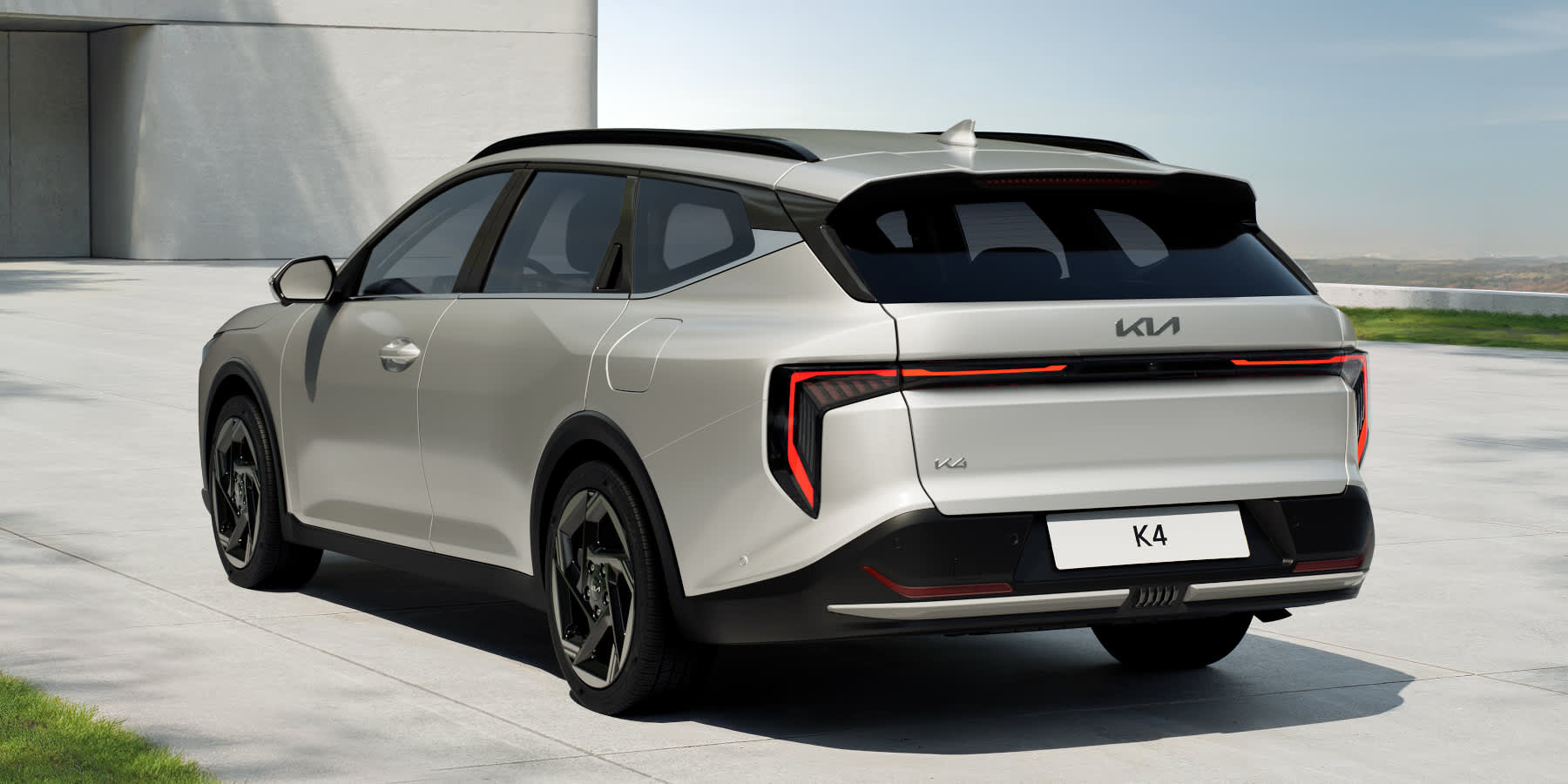 Kia K4 Sportswagon Heck seitlich