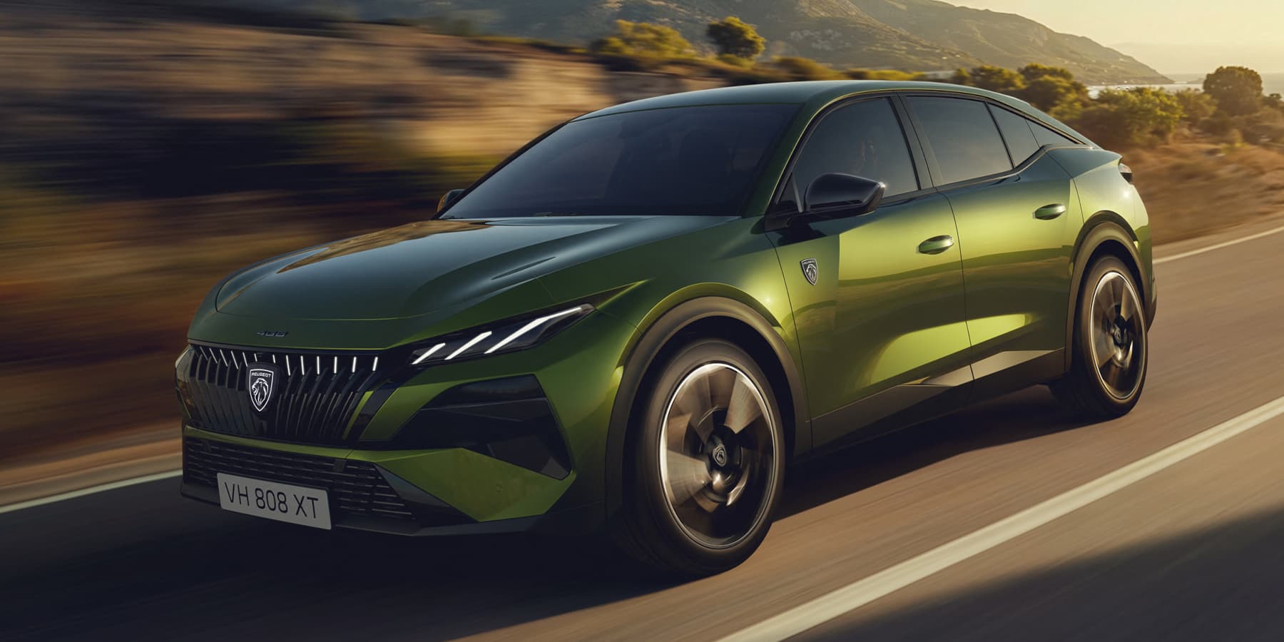 Peugeot 408 Facelift 2026 Front seitlich