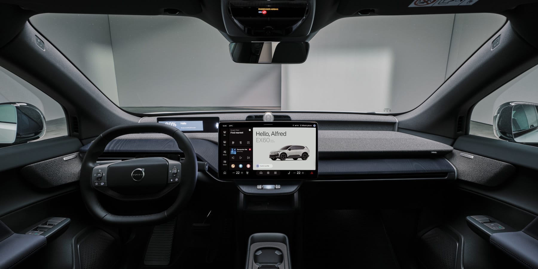 Volvo EX60 Innenraum Cockpit