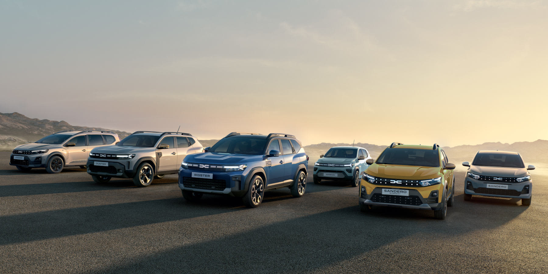 Dacia Modellpalette 2026