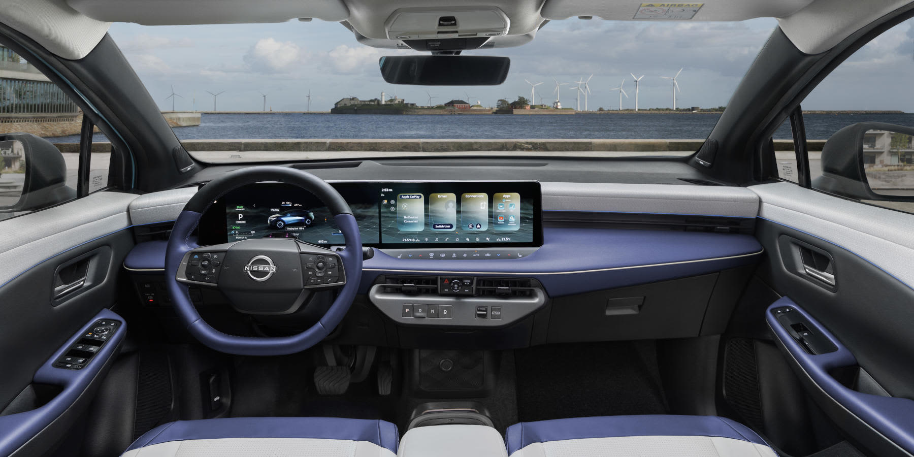 Nissan Leaf Innenraum Cockpit