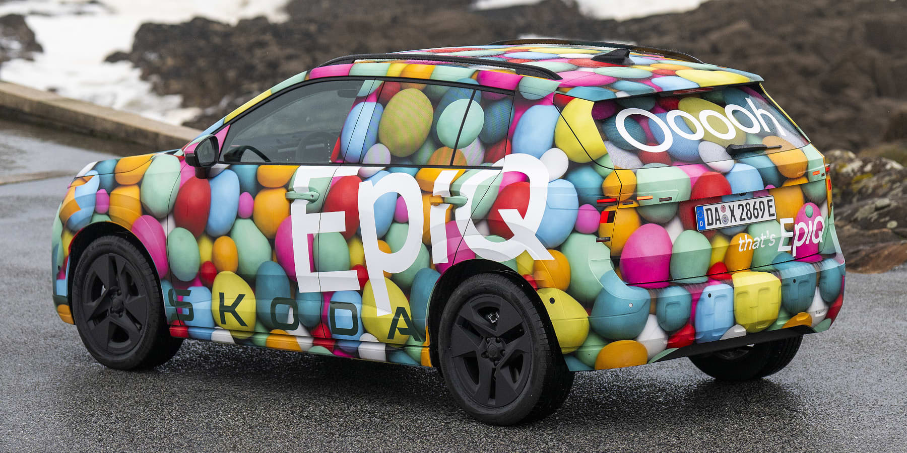 Skoda Epiq Testfahrt Heck