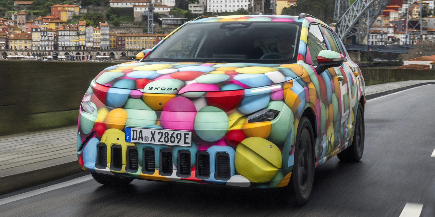 Skoda Epiq Testfahrt Front