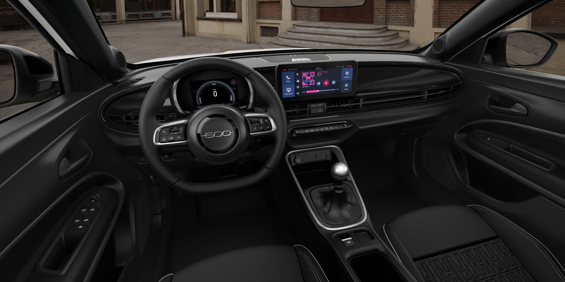 Fiat 600 Street Sondermodell Innenraum Cockpit