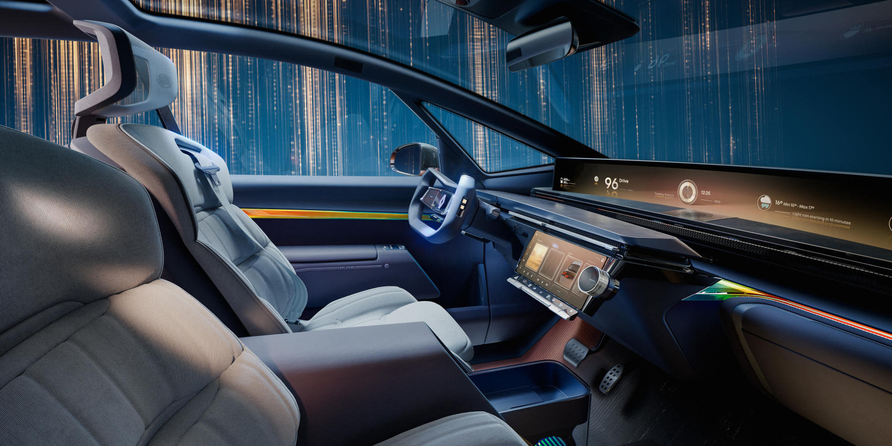 Renault R-Space Lab Innenraum Cockpit seitliche Ansicht