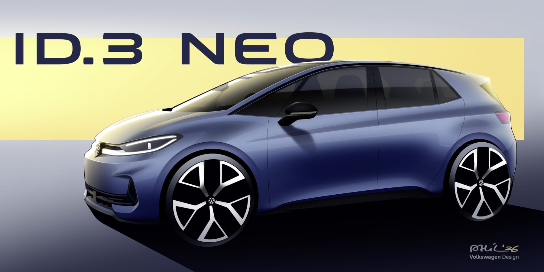 VW ID.3 Neo Teaser Seitenansicht