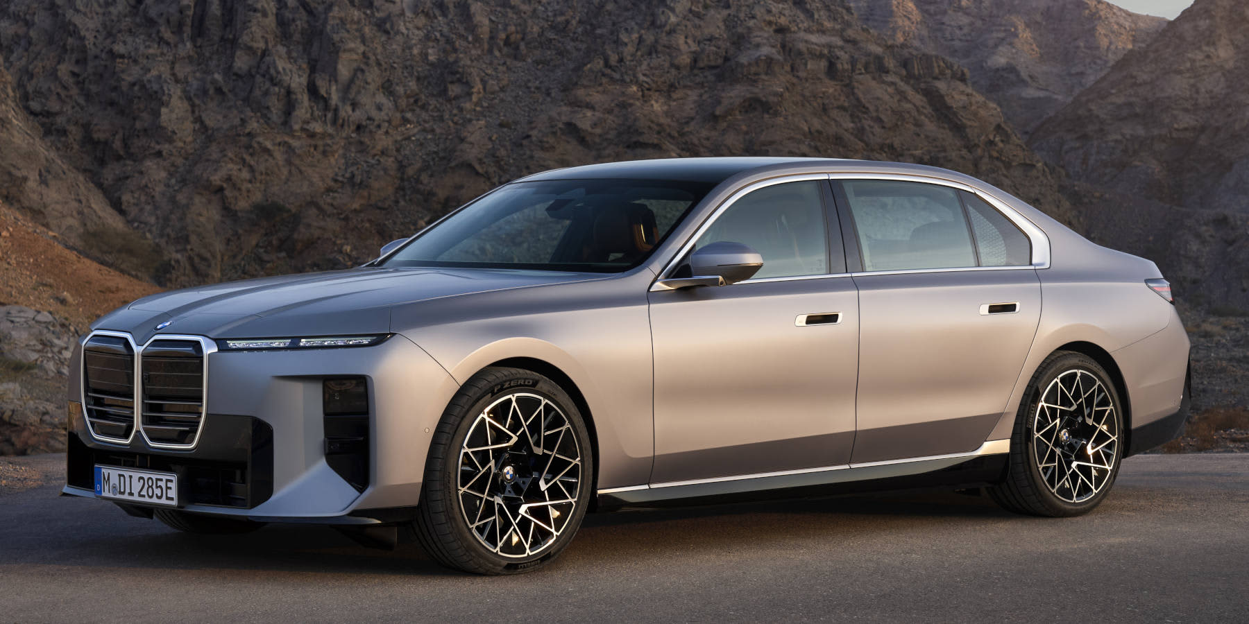 BMW 7er Facelift 2026 Front seitlich