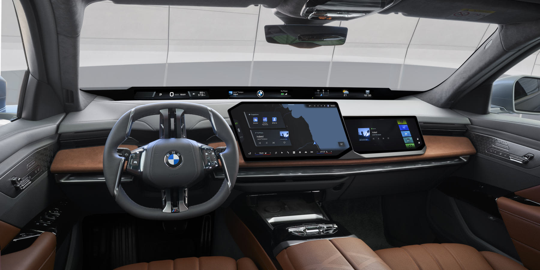 BMW 7er Facelift 2026 Innenraum Cockpit