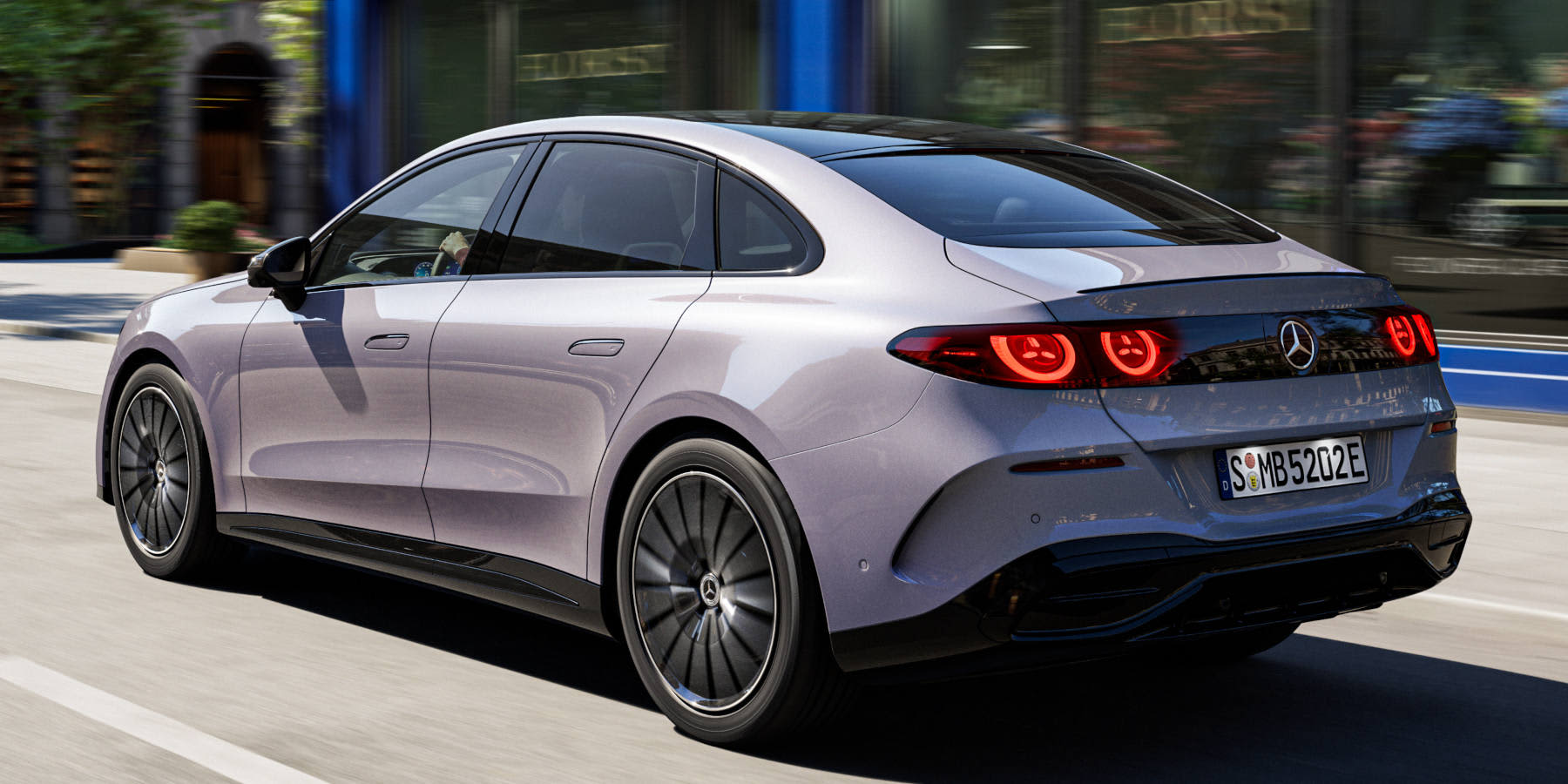 Mercedes-Benz C-Klasse Elektro Heckansicht