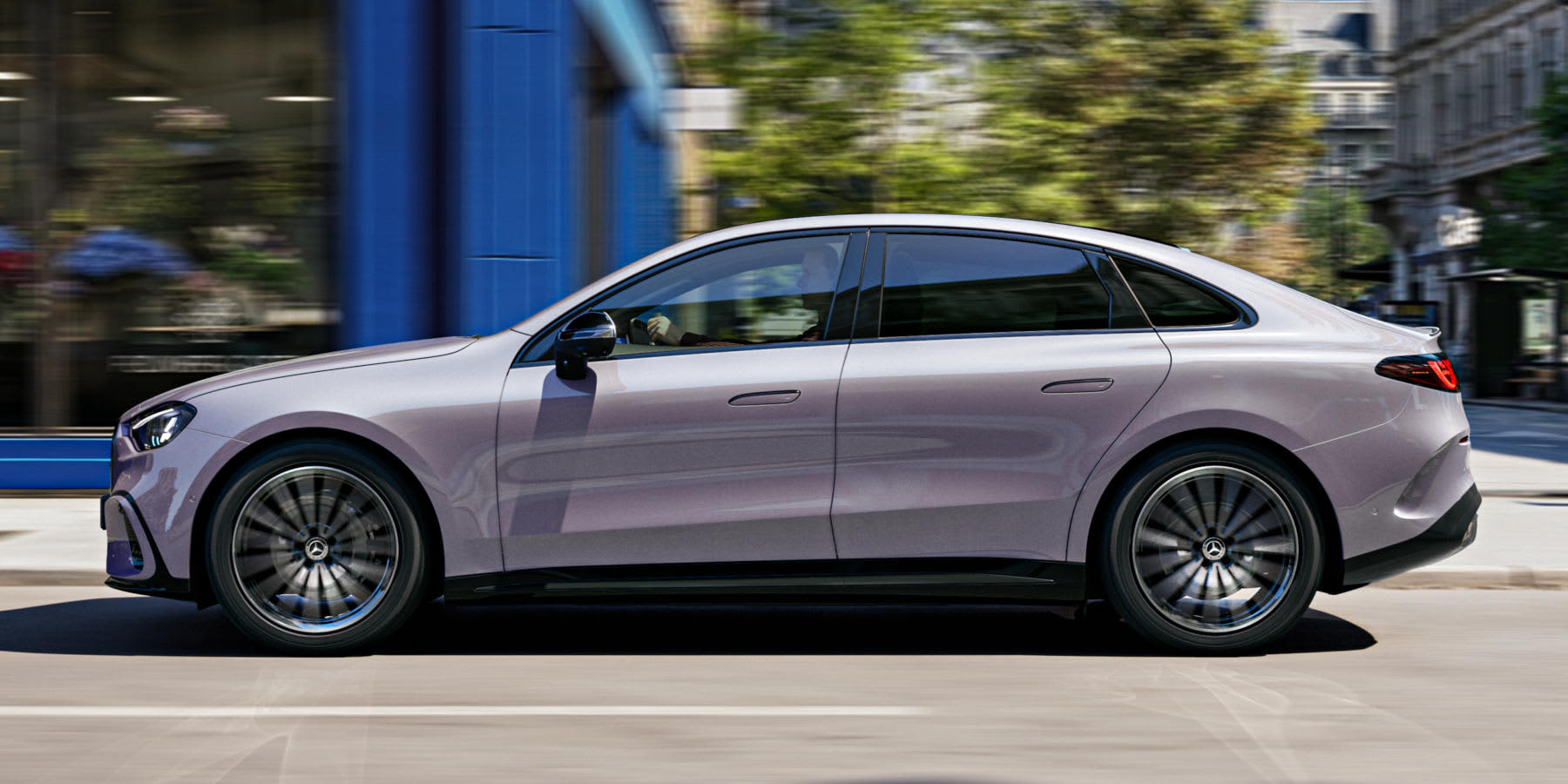 Mercedes-Benz C-Klasse Elektro Seitenansicht