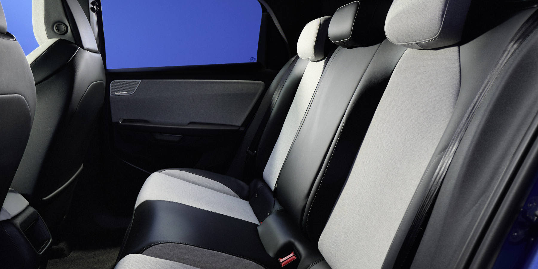 VW ID. Polo Innneraum Rückbank: Blick von der Seite