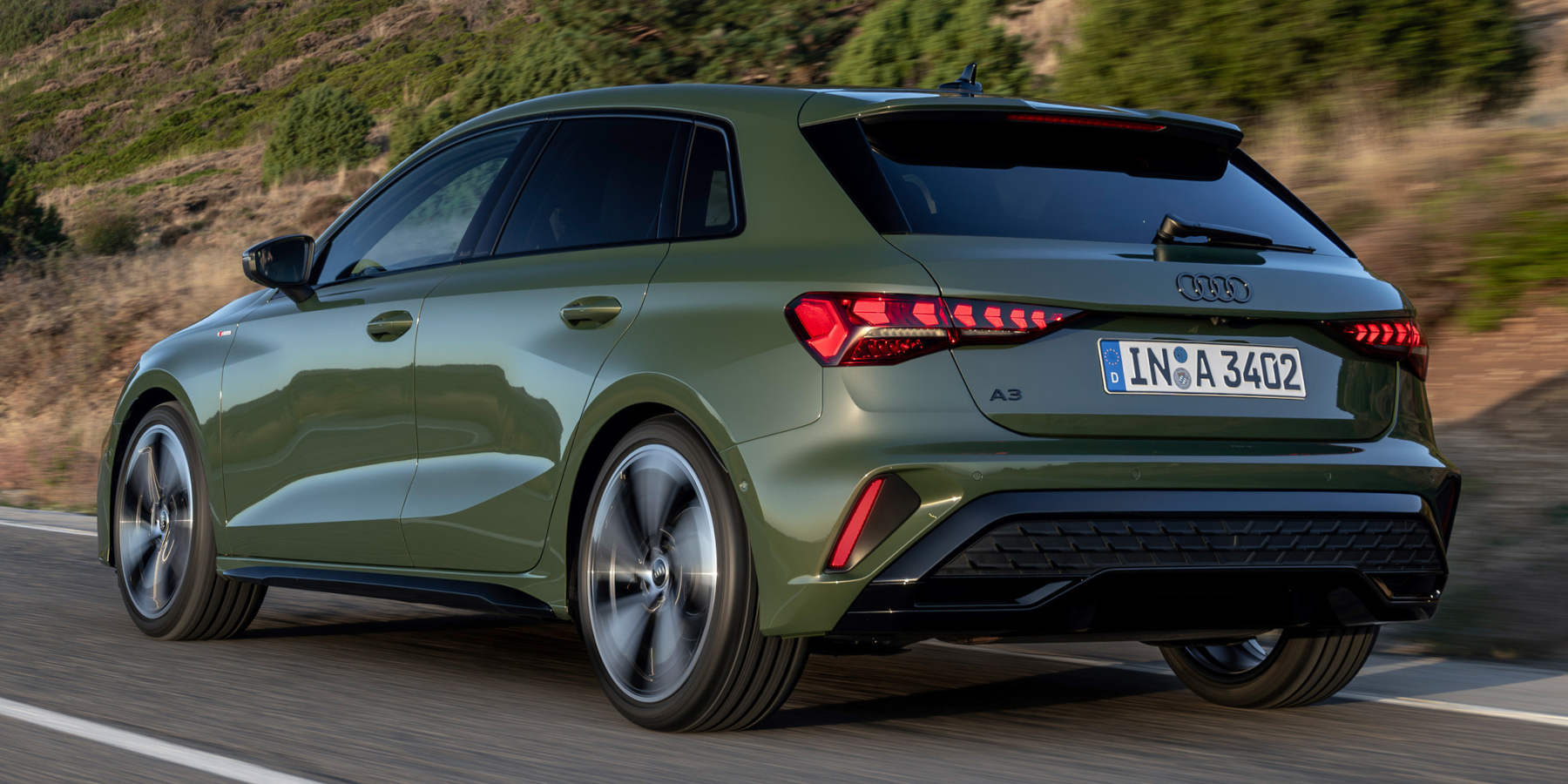 Audi A3 Sportback Modelljahr 2026 Heck