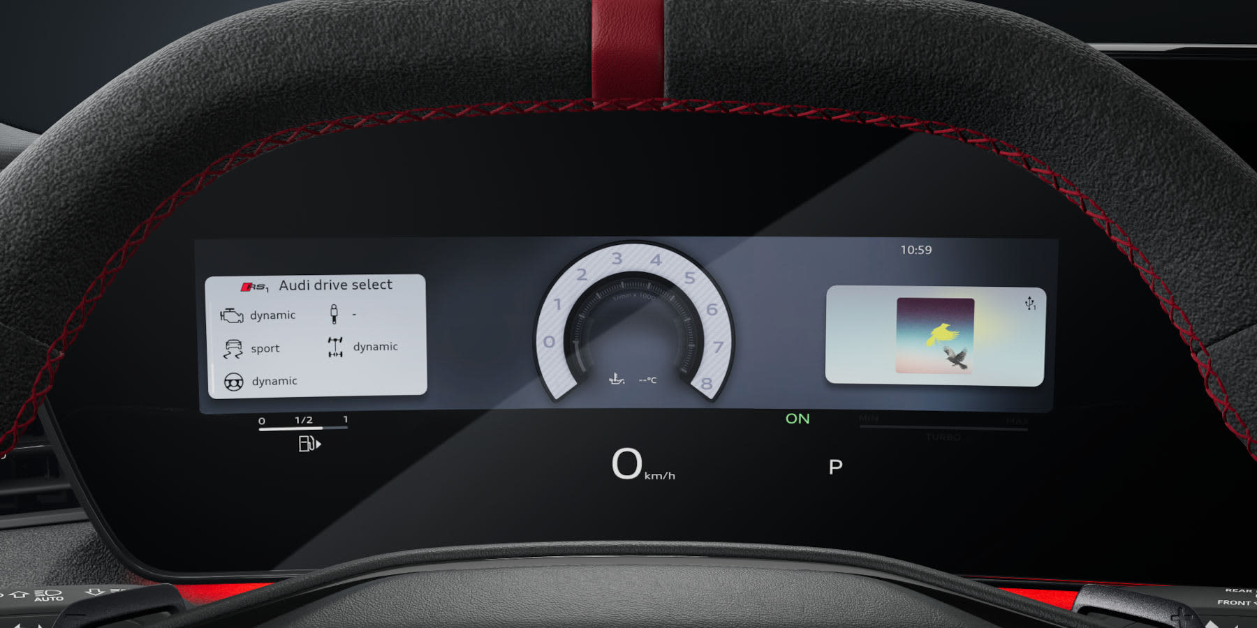 Audi A3 Sportback Modelljahr 2026 Innenraum Lenkrad Display