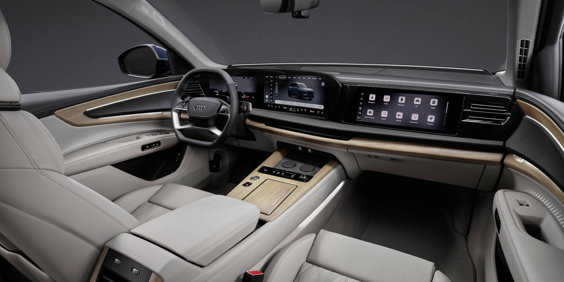 Audi Q7 Innenraum Cockpit