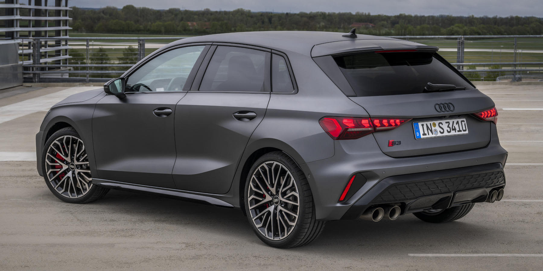 Audi S3 Sportback Modelljahr 2026 Heckansicht