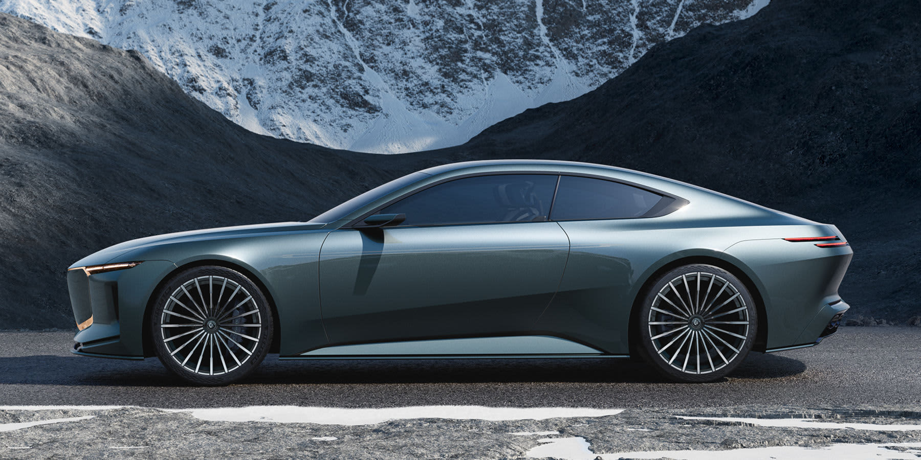 BMW Vision Alpina V8-Coupe Seite