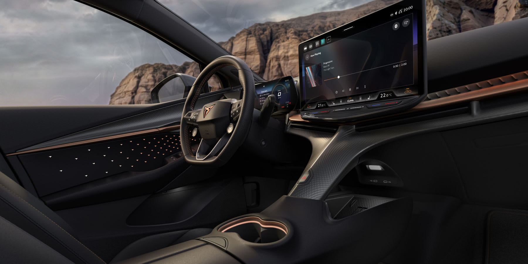 Cupra Tavascan Black Edition Innenraum Cockpit