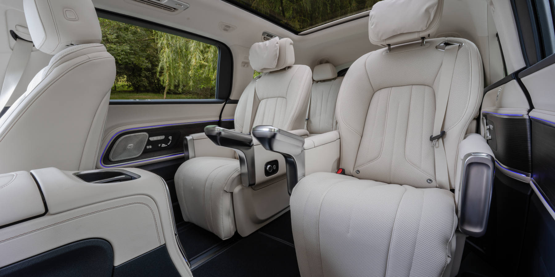 Mercedes VLE Innenraum Rücksitze