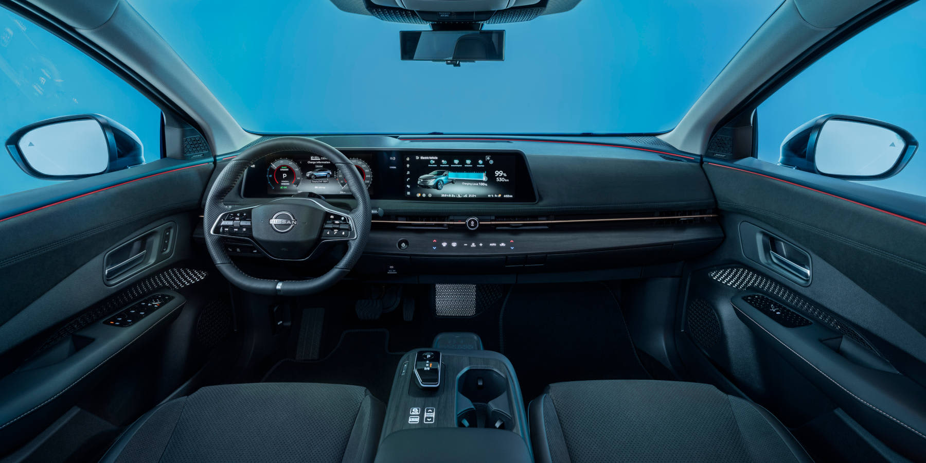 issan Ariya Modelljahr 2026 Innenraum Cockpit