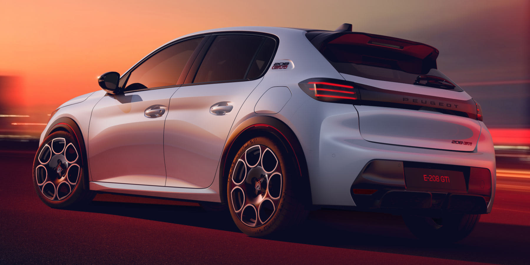 Peugeot e-208 GTi Heck