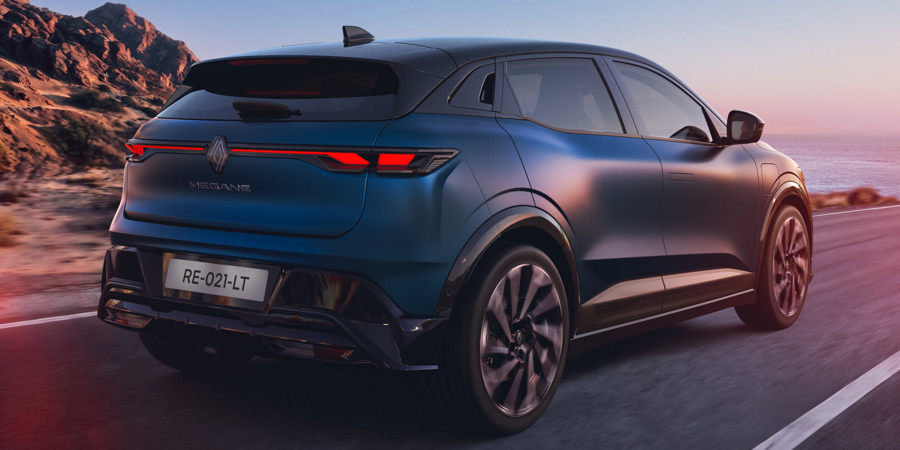 Renault Megane E-Tech elektrisch Facelift 2026 Heck