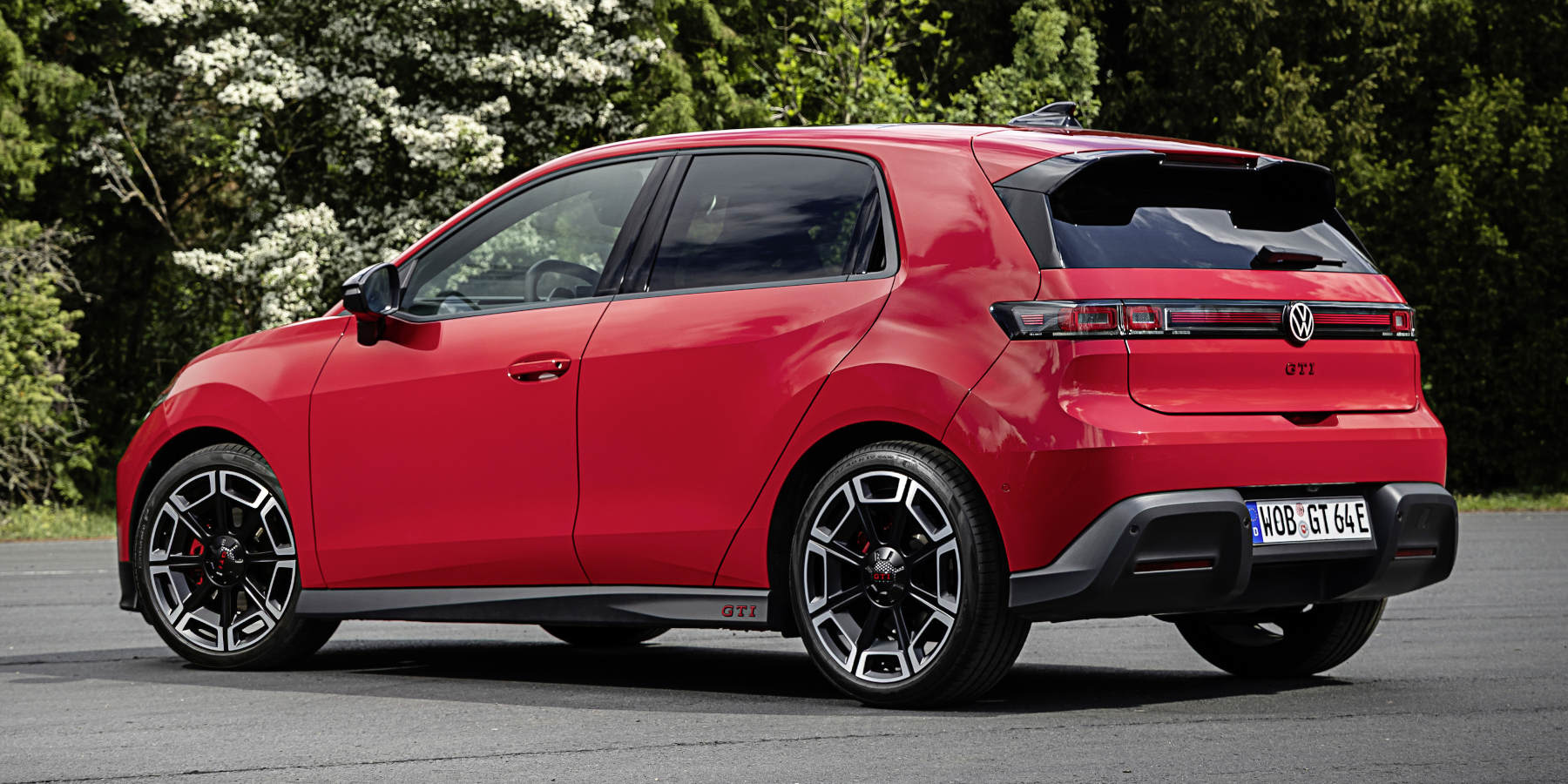 VW ID. Polo GTI Heck seitliche Ansicht