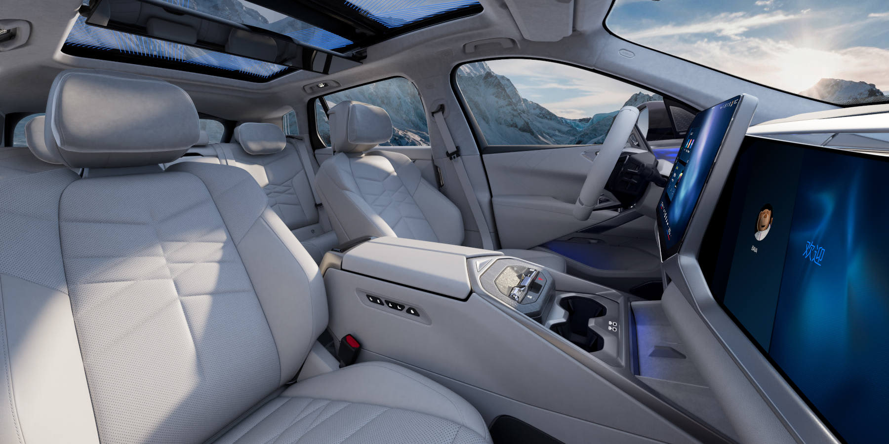 BMW X5 China langer Radstand Innenraum Cockpit