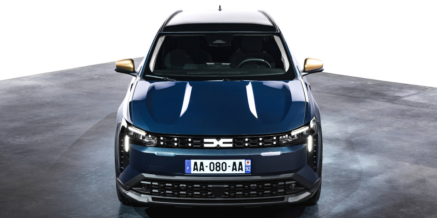 Dacia Striker Frontalansicht (KI-generiert)