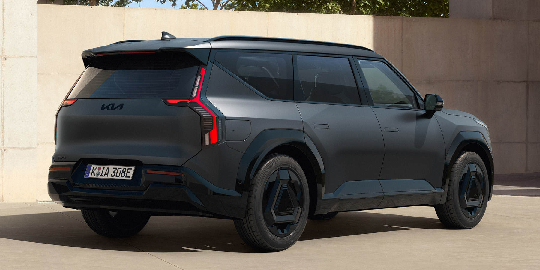 Kia EV9 Black Edition Heck