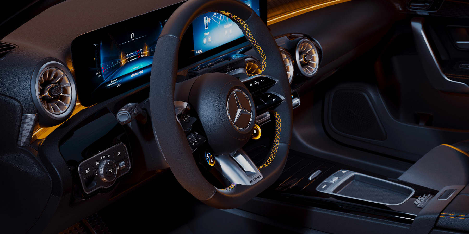 Mercedes-AMG A 45 S Final Edition Innenraum Lenkrad