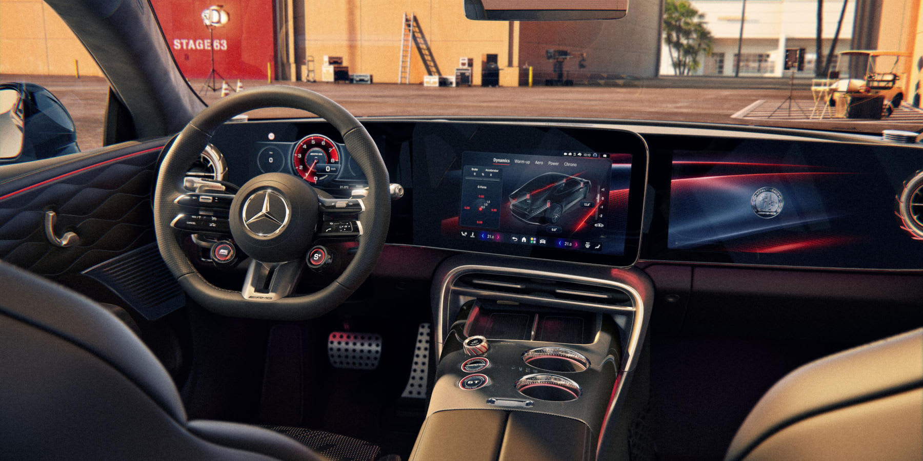 Mercedes-AMG GT 53 Innenraum Cockpit