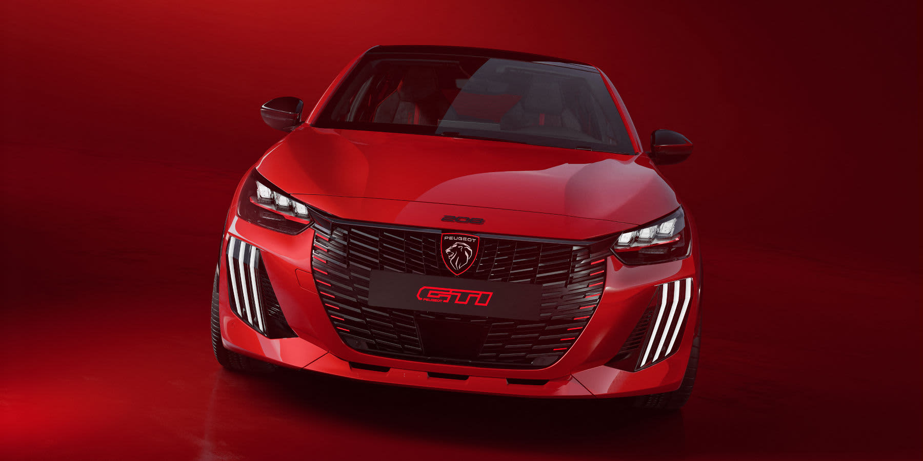 Peugeot E-208 von vorne