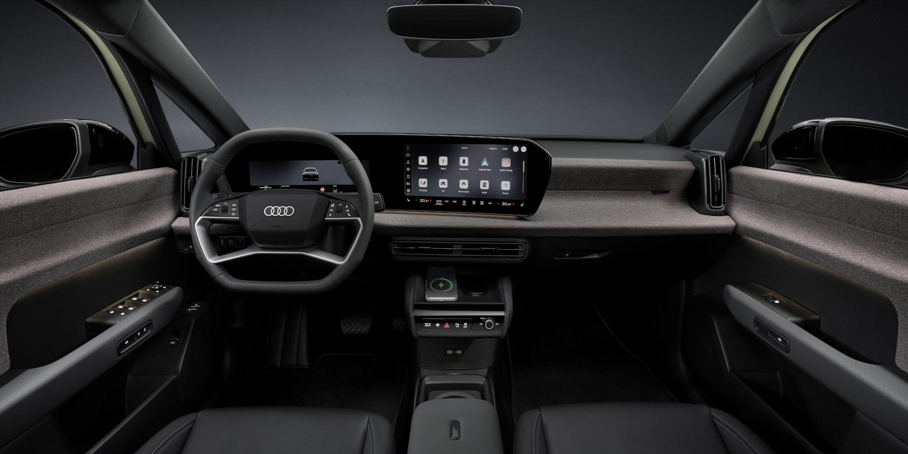 Audi A2 e-tron Innenraum Cockpit Lenkrad