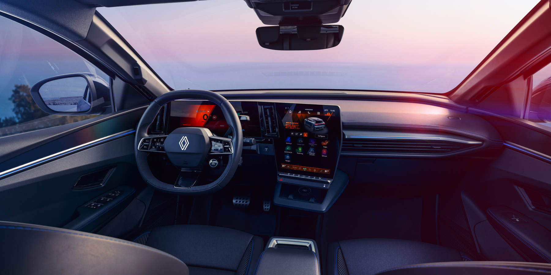 Renault Megane E-Tech Innenraum Cockpit