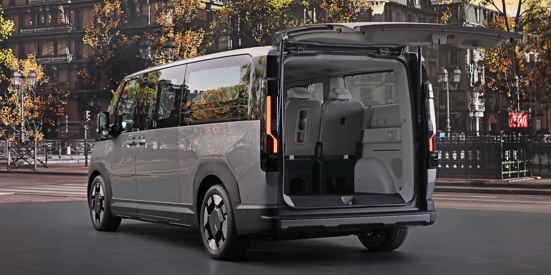 Kia PV7 Passanger Heck
