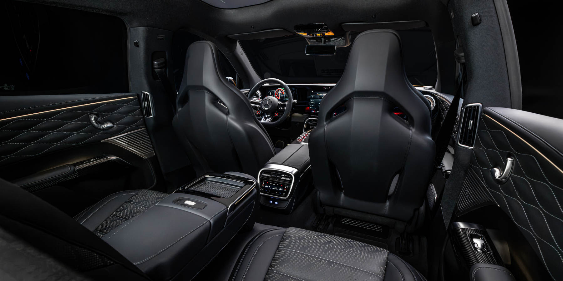 Mercedes AMG GT SUV Innenraum. 