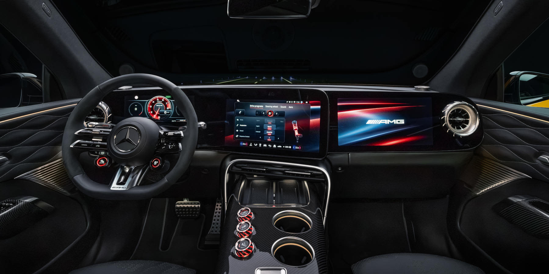 Mercedes AMG GT SUV Innenraum Cockpit.
