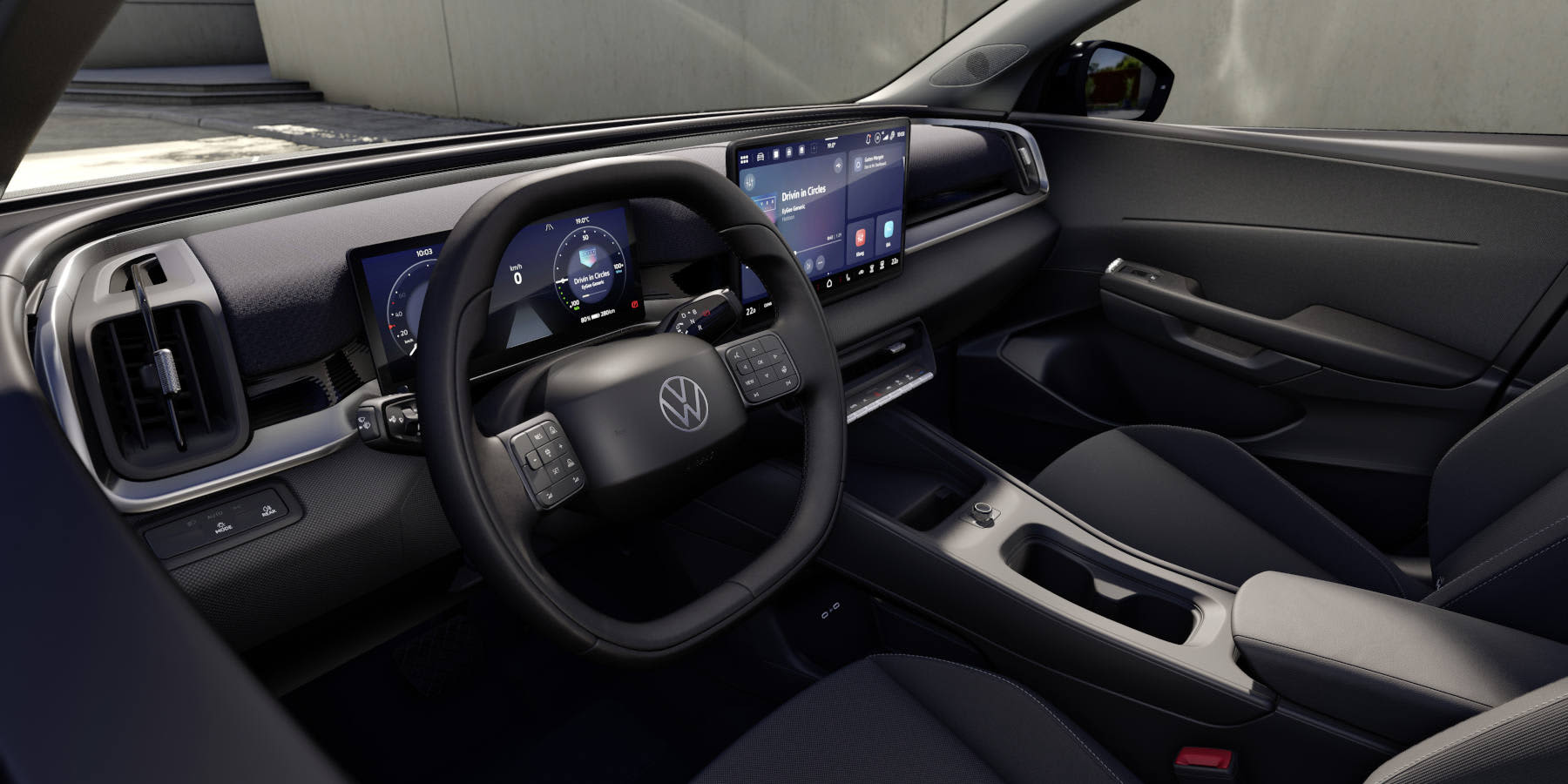 VW ID. Cross Innenraum Cockpit.
