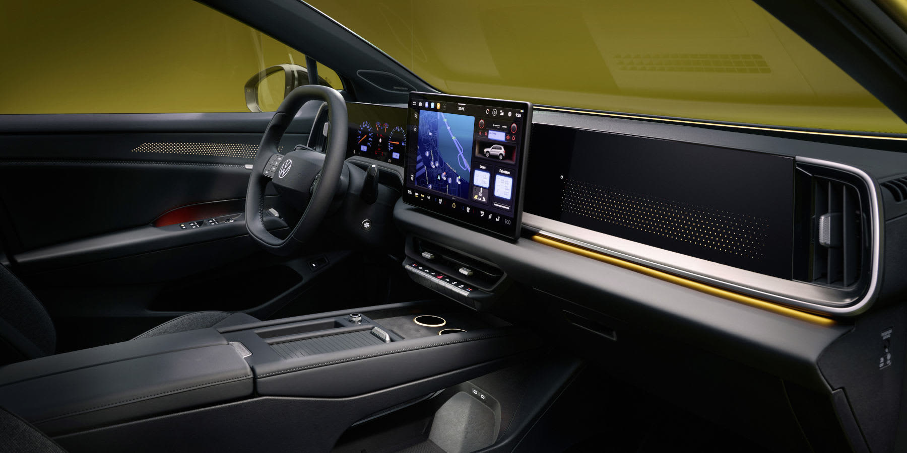 VW ID. Tiguan Innenraum Cockpit seitliche Ansicht