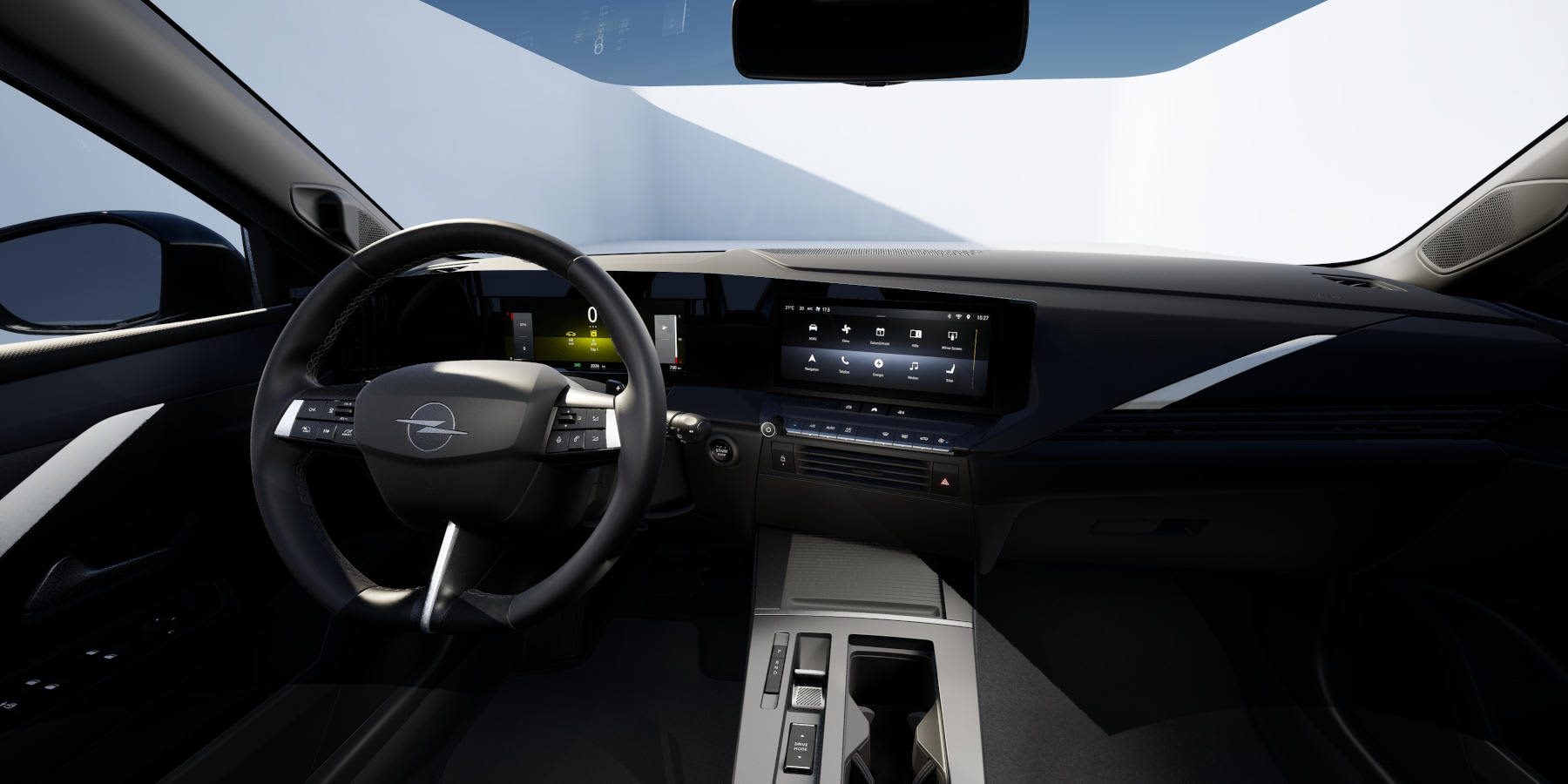 Opel Astra Start Innenraum Cockpit