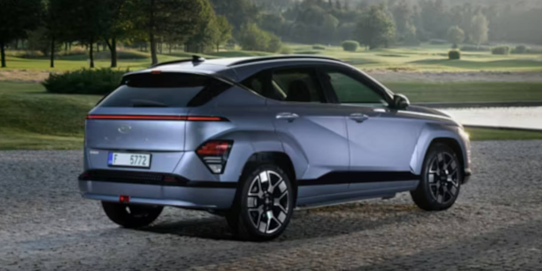 Hyundai Kona fahrend