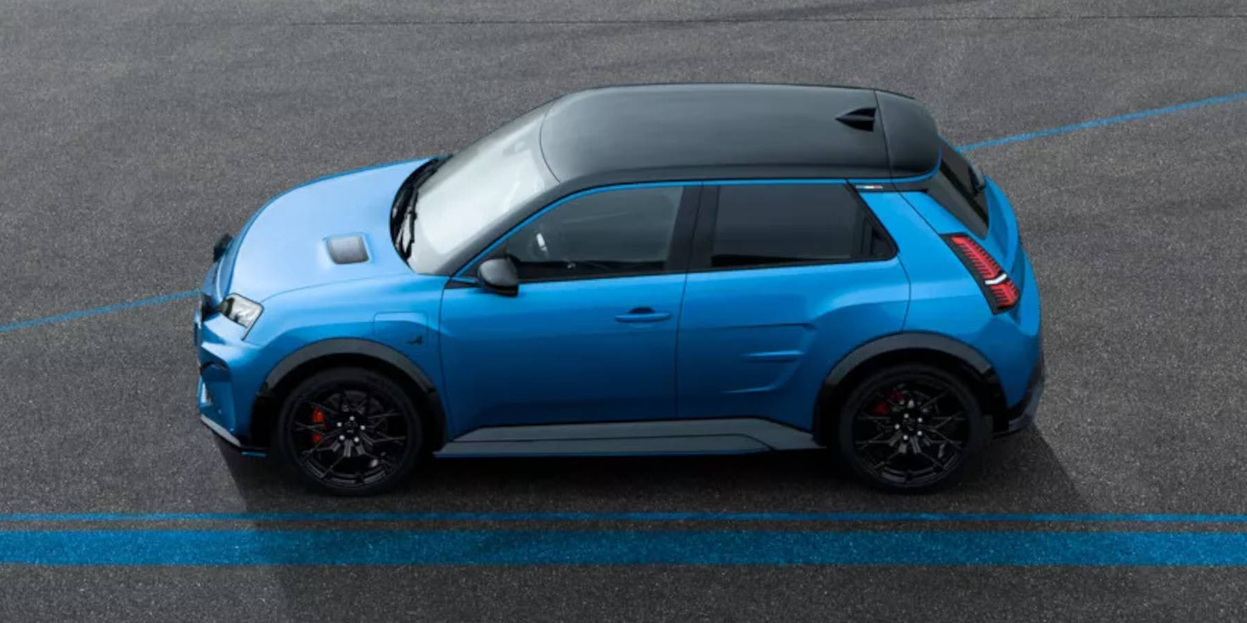 Alpine A390 Seitenansicht