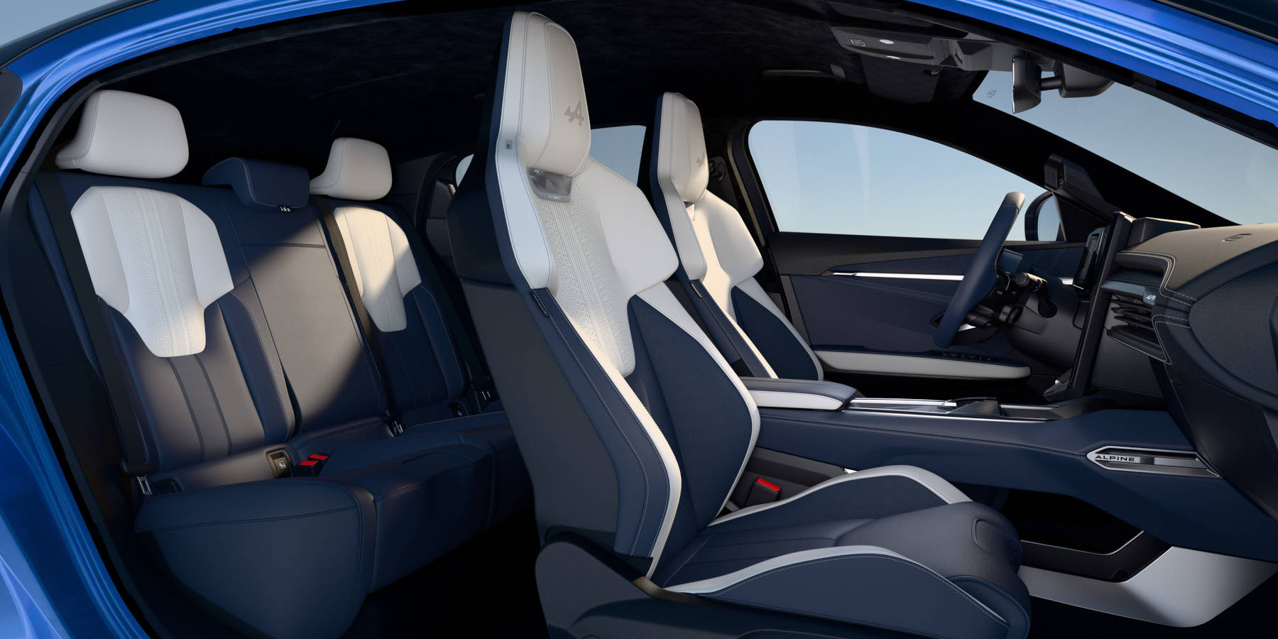 Alpine A390 Innenraum Sitze seitlich
