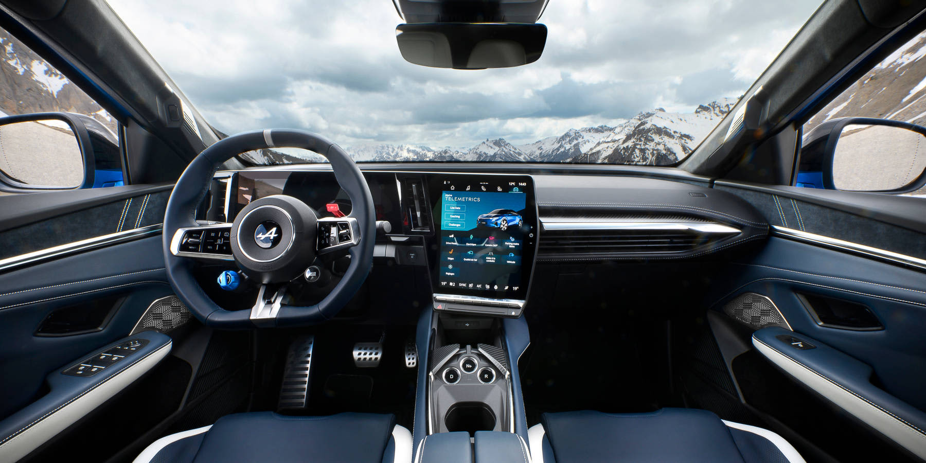 Alpine A390 Innenraum Cockpit