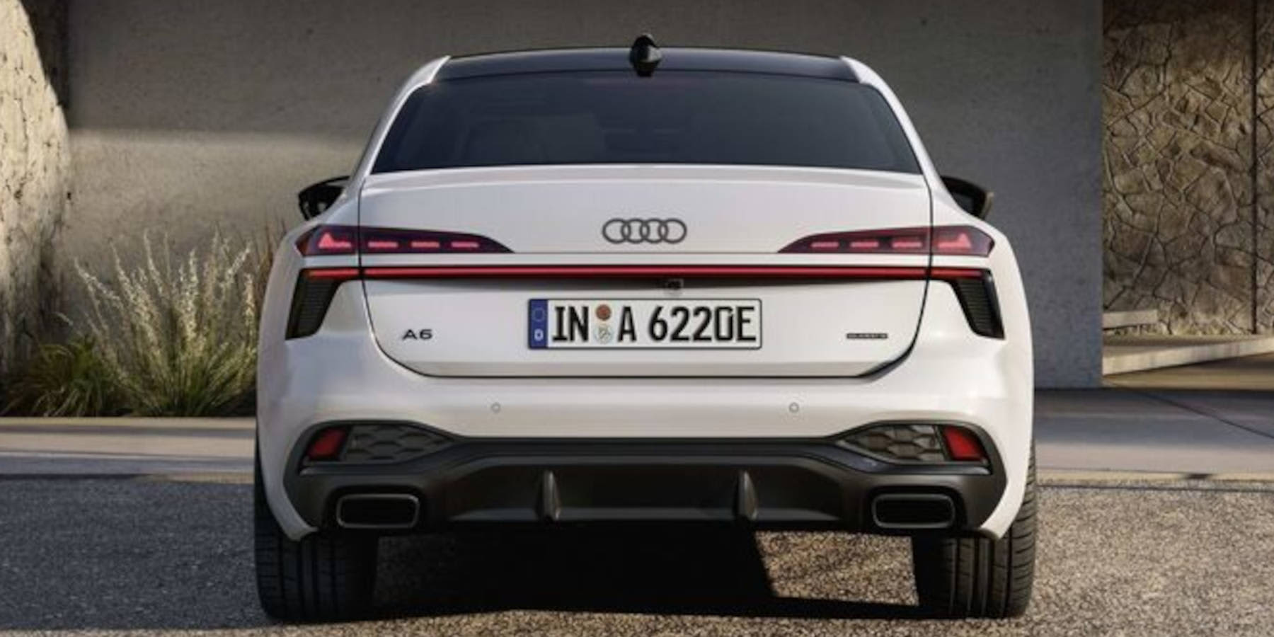 Audi A6 Limousine e-hybrid Heck Totale